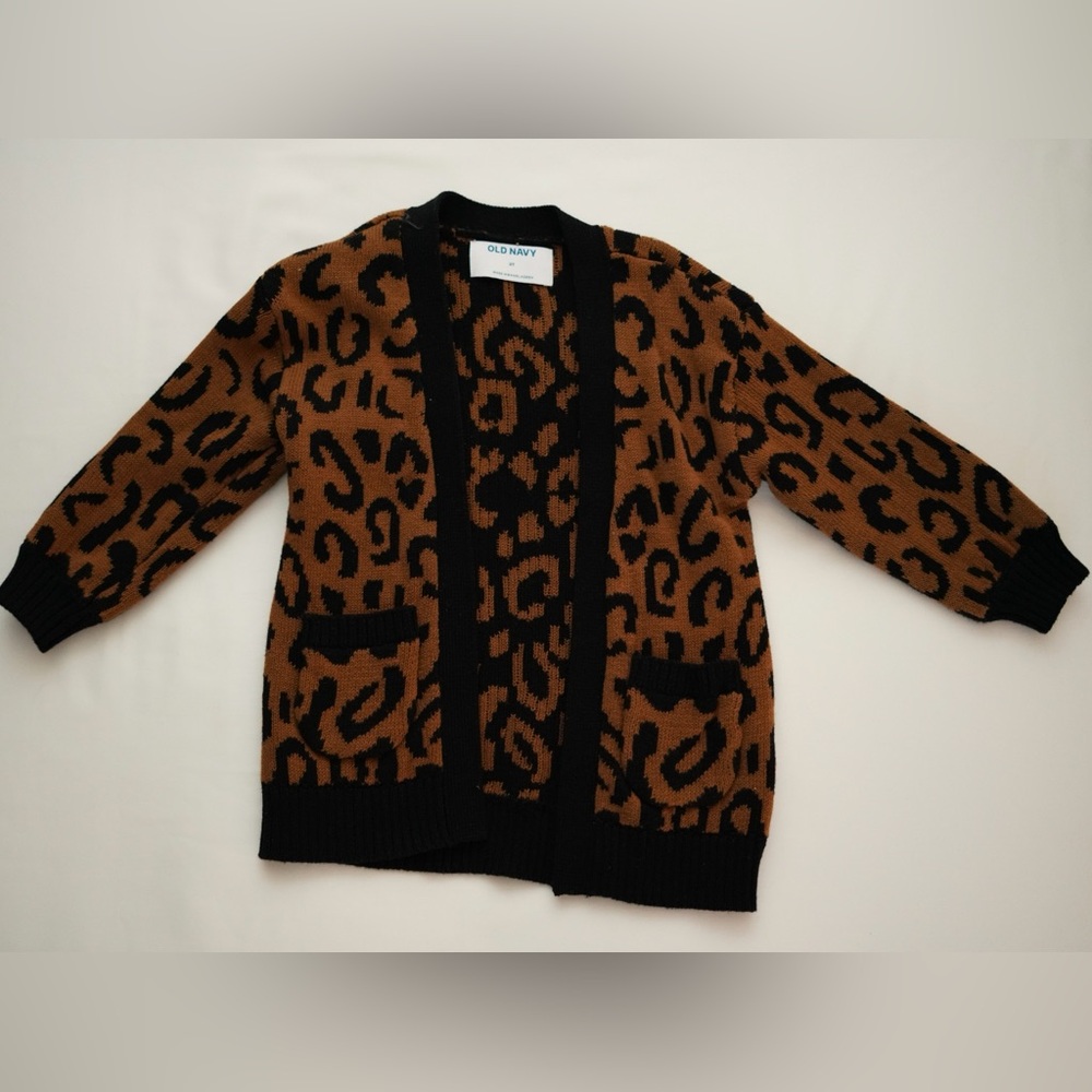 Leopard print sweater